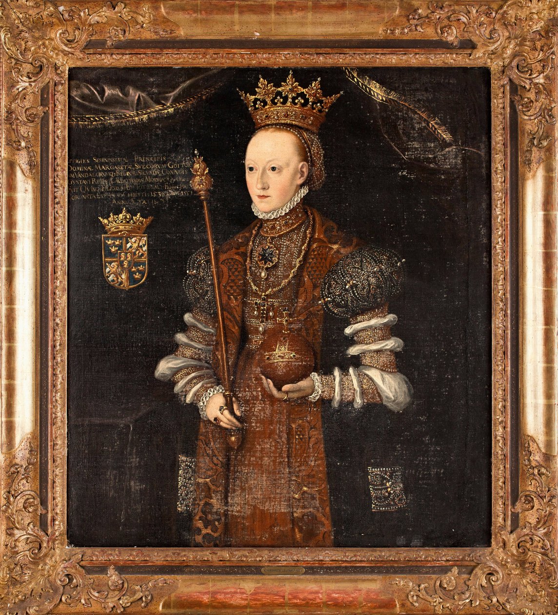 Ritratto di Margherita Lejonhufvud, regina di Svezia da Johan Baptista van (active 1562 1597) Uther