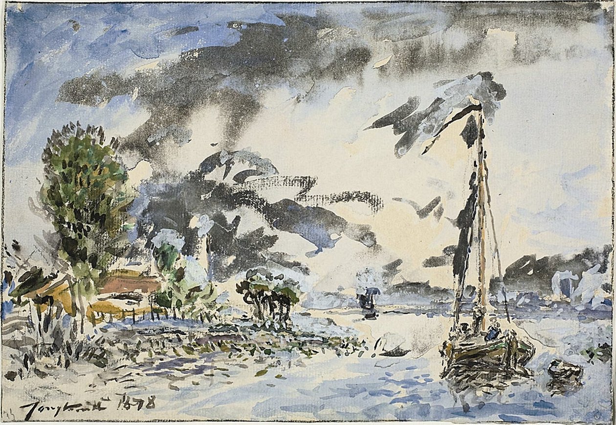 Barca da pesca da Johan Barthold Jongkind