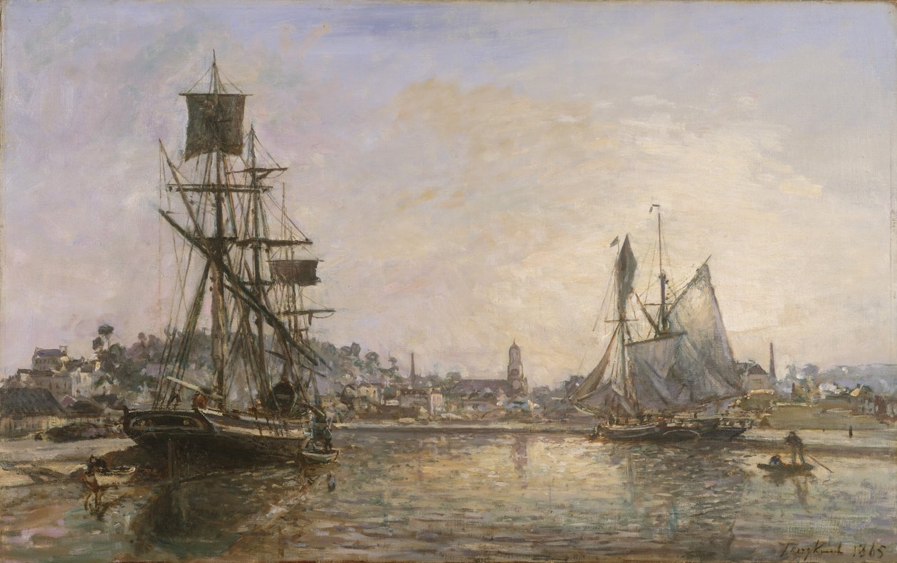 Honfleur, 1865 da Johan Barthold Jongkind