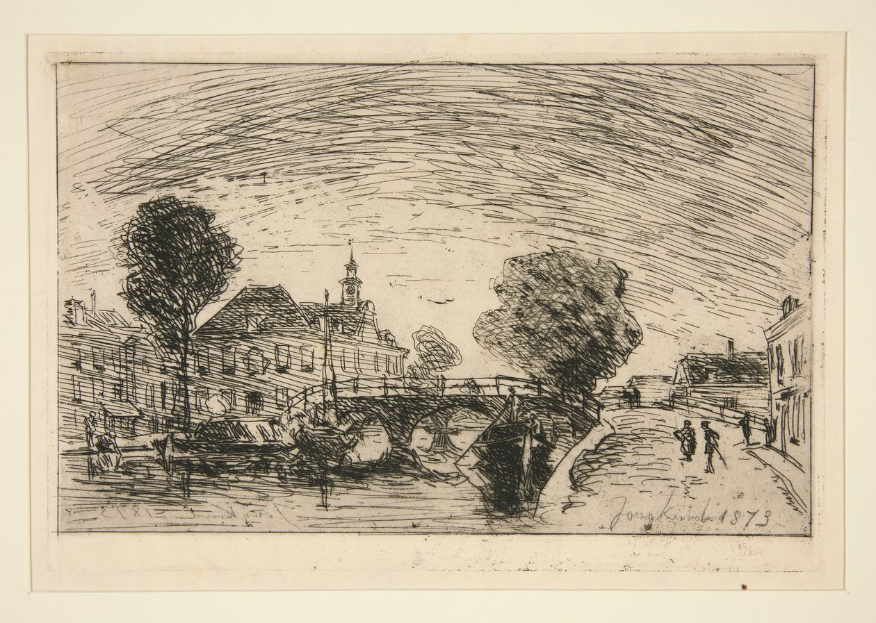 Il ponte sul canale da Johan Barthold Jongkind
