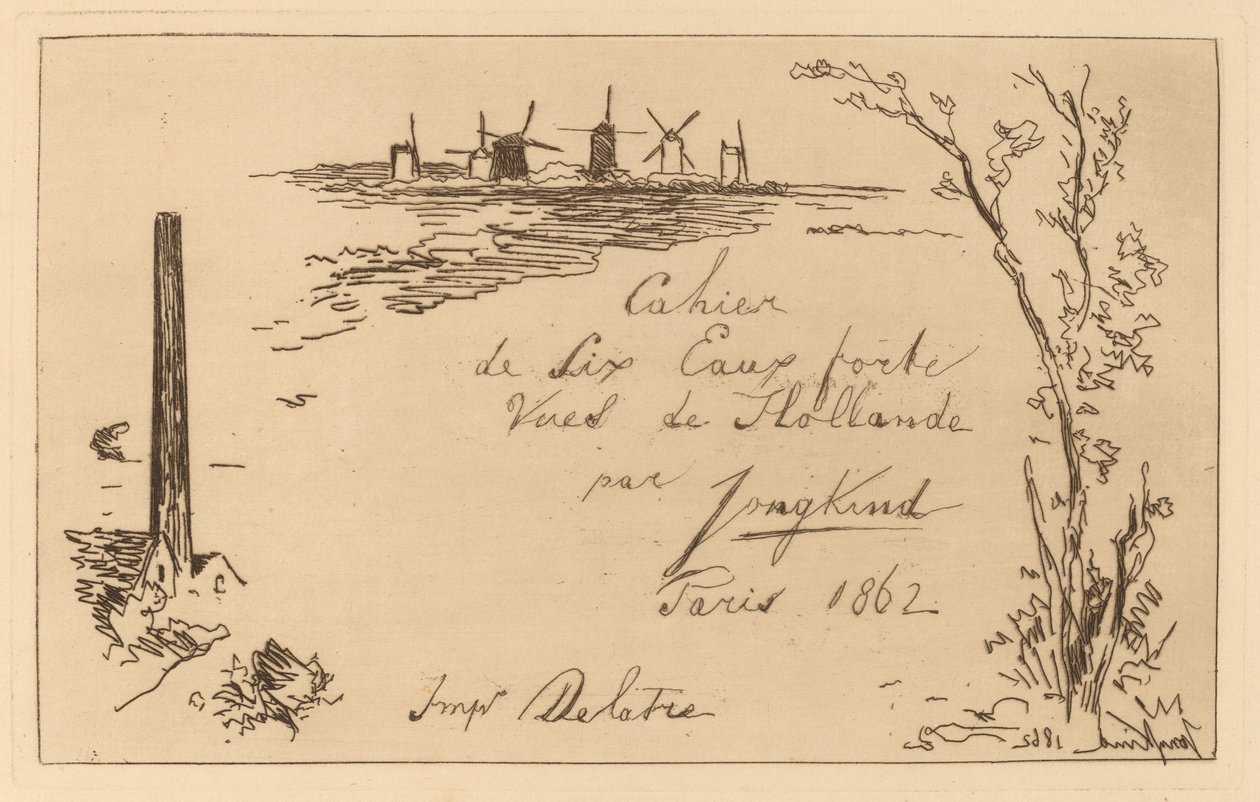 Pagina del titolo da Johan Barthold Jongkind