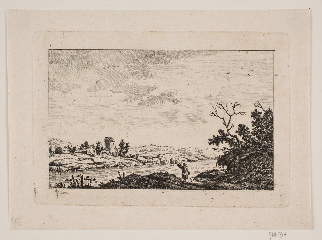 Paesaggio con fiume da Johan Bülow