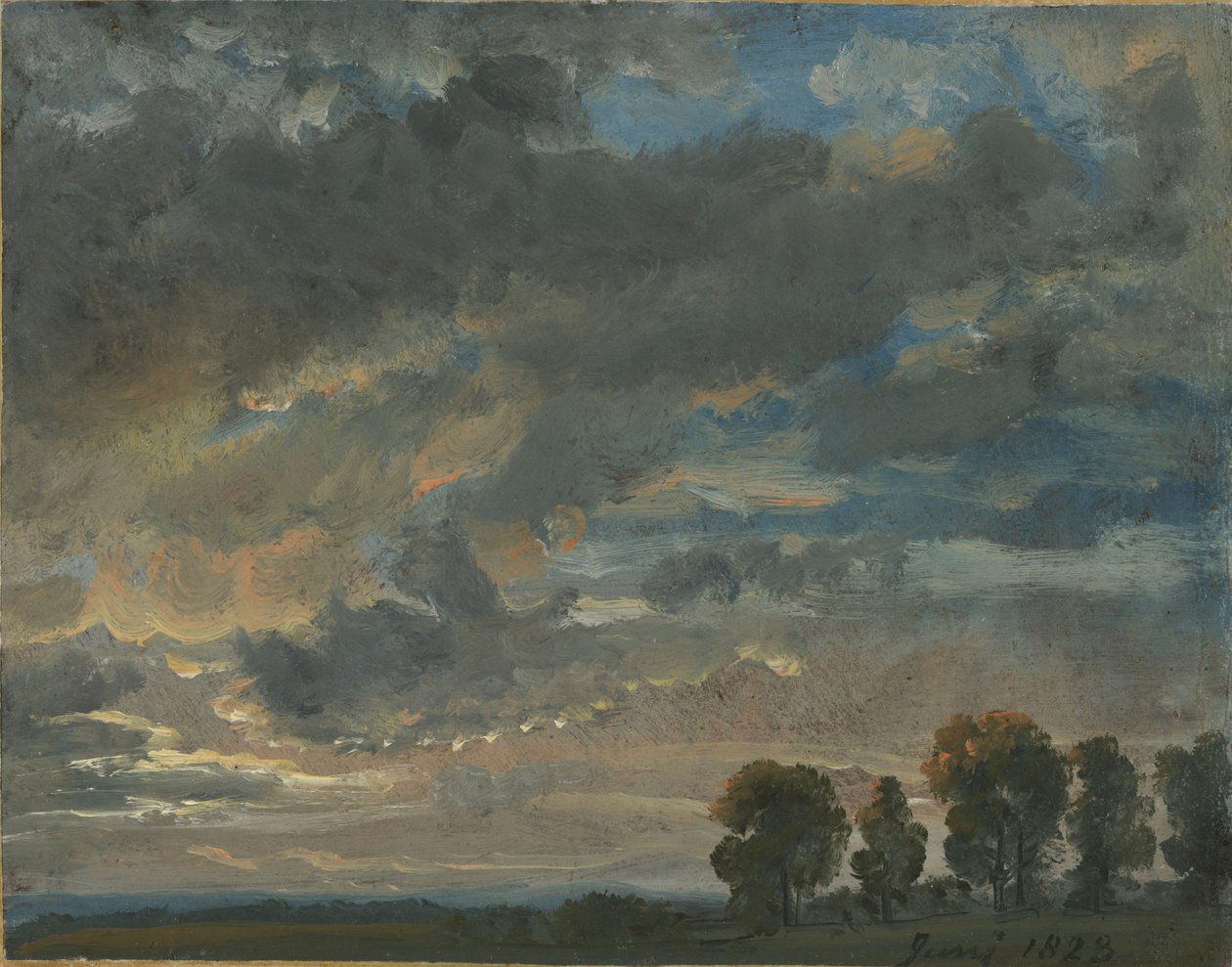 Nuvole di sera da Johan Christian Dahl