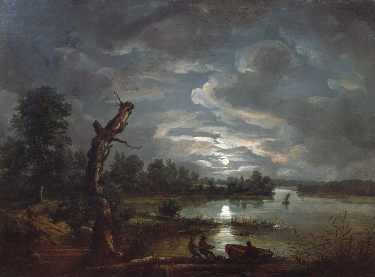 Mare di Esrum, c.1814 da Johan Christian Dahl