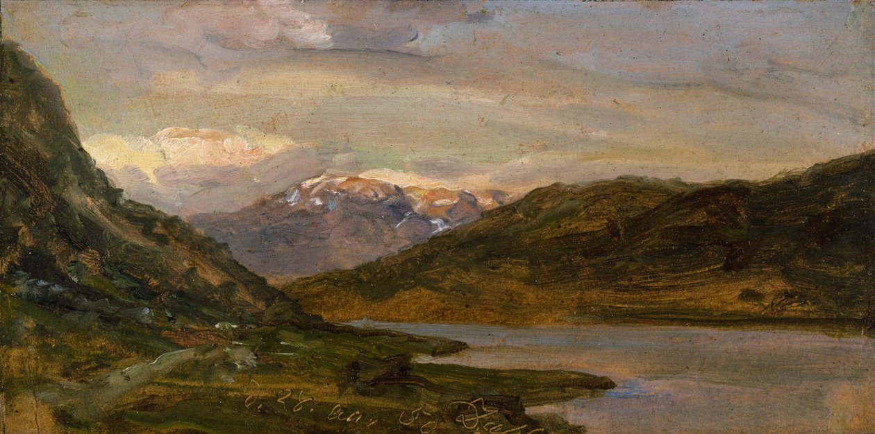 Da Nystuen sul Filefjell da Johan Christian Dahl