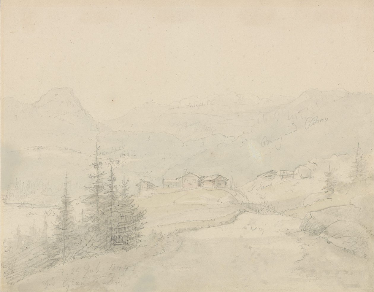 Da Øylo nel Valdres da Johan Christian Dahl
