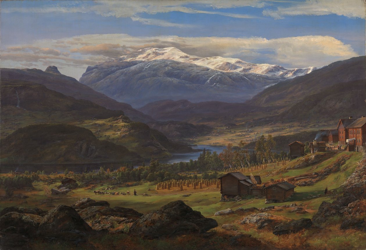 Da Hjelle nel Valdres da Johan Christian Dahl