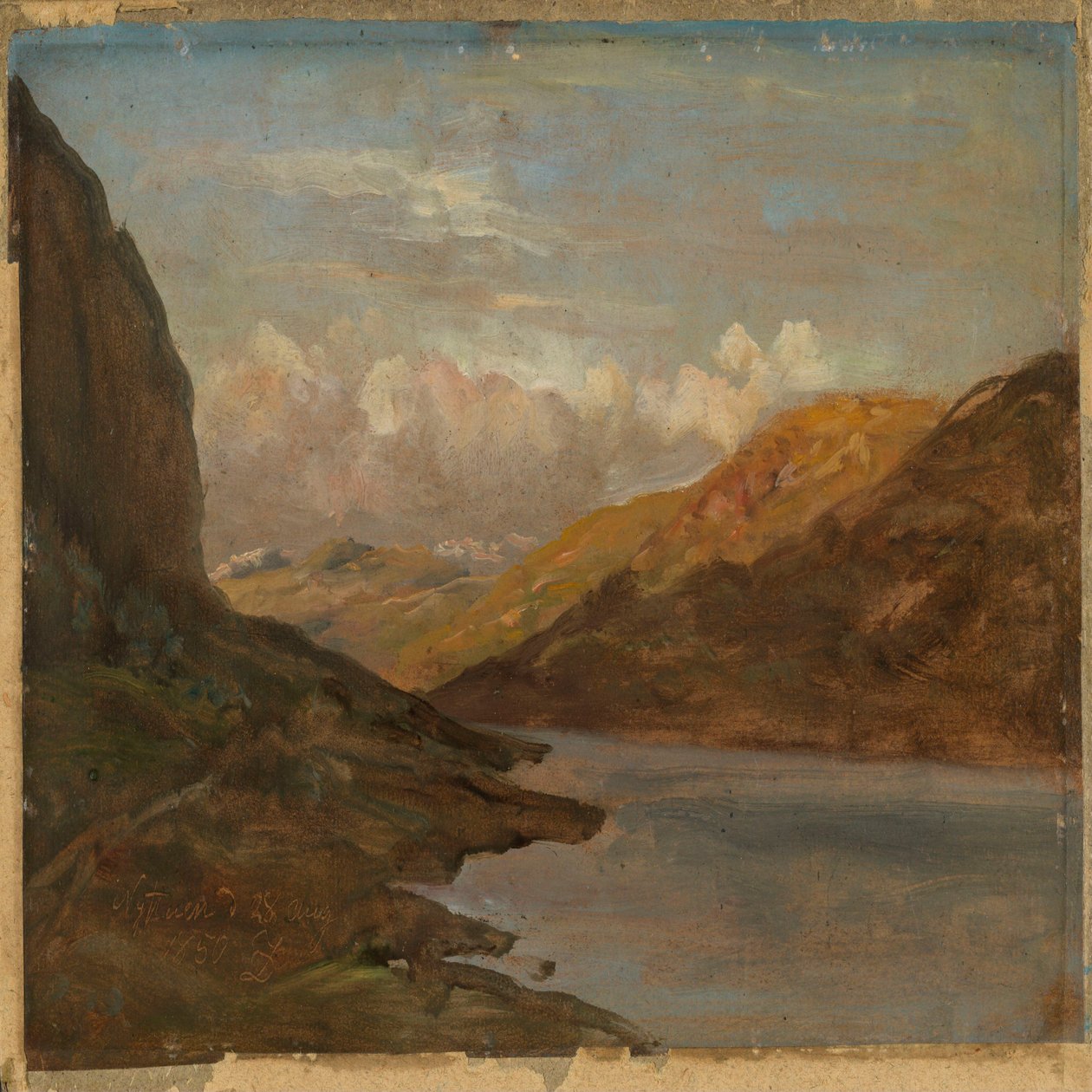 Paesaggio a Nystuen, nel Filefjell da Johan Christian Dahl
