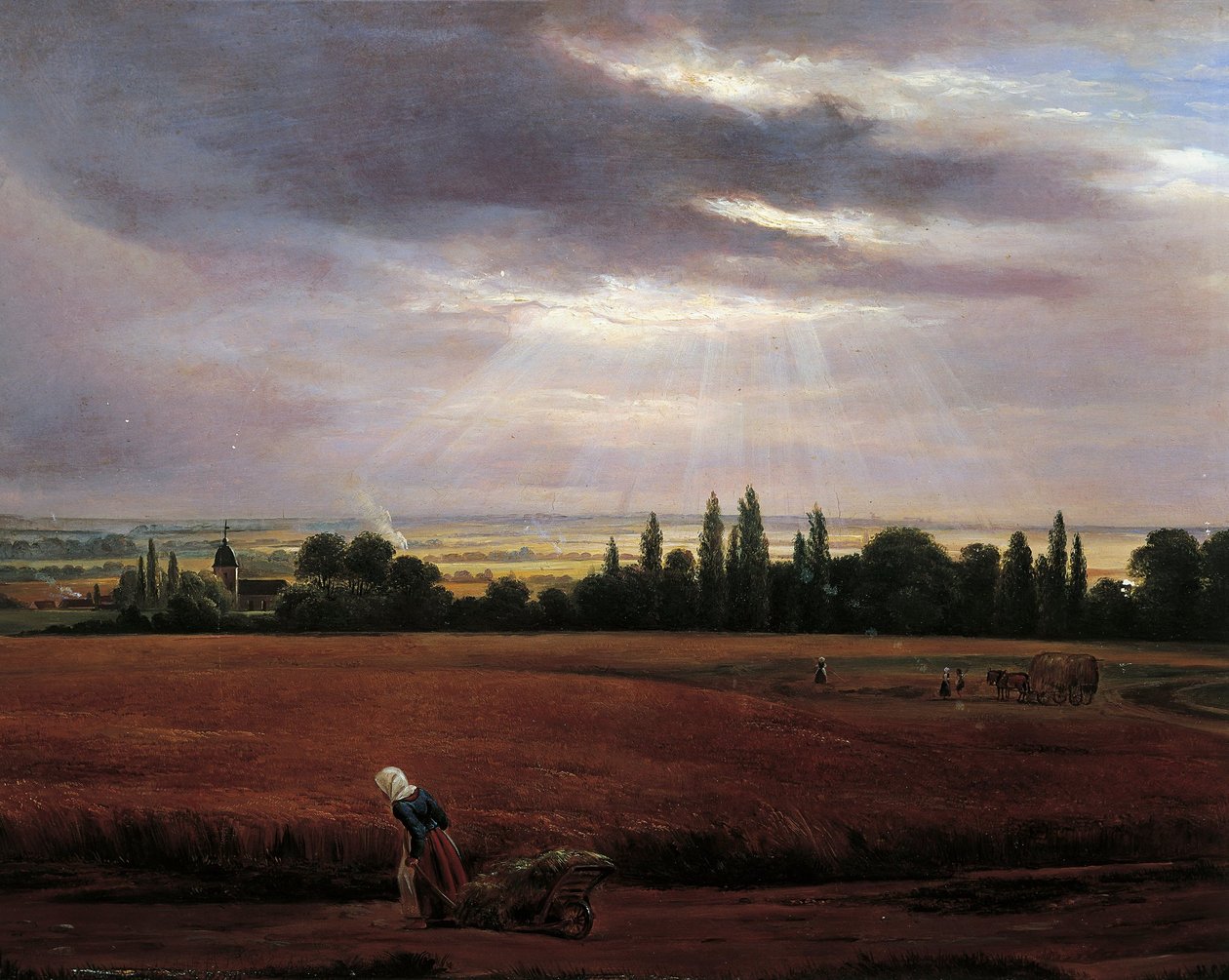 Paesaggio vicino a Dresda da Johan Christian Dahl