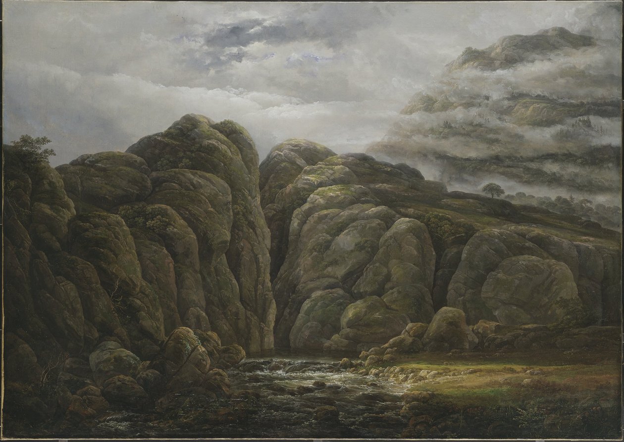 Paesaggio montano norvegese da Johan Christian Dahl