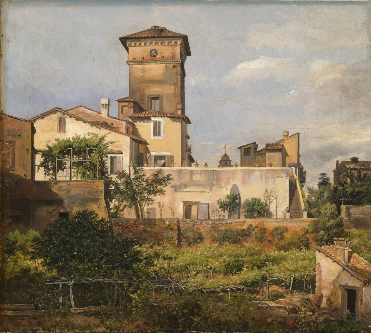Scena da Villa Malta da Johan Christian Dahl