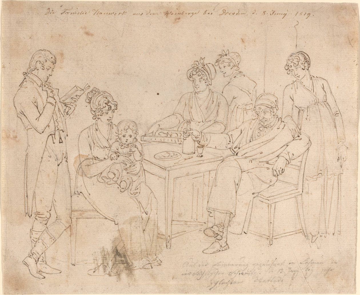 La famiglia Nauwerk da Johan Christian Dahl