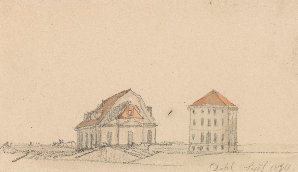Due case in muratura da Johan Christian Dahl