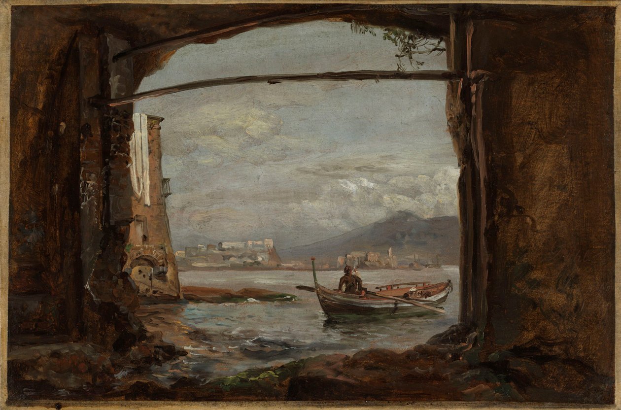 Veduta da una grotta presso Posillipo da Johan Christian Dahl