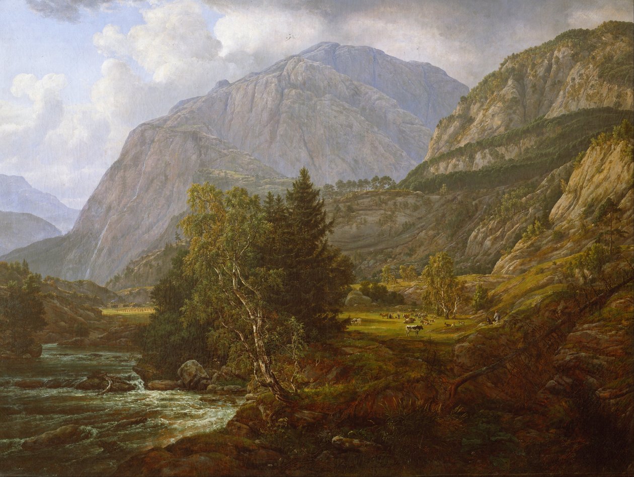 Vista su Fortundalen da Johan Christian Dahl