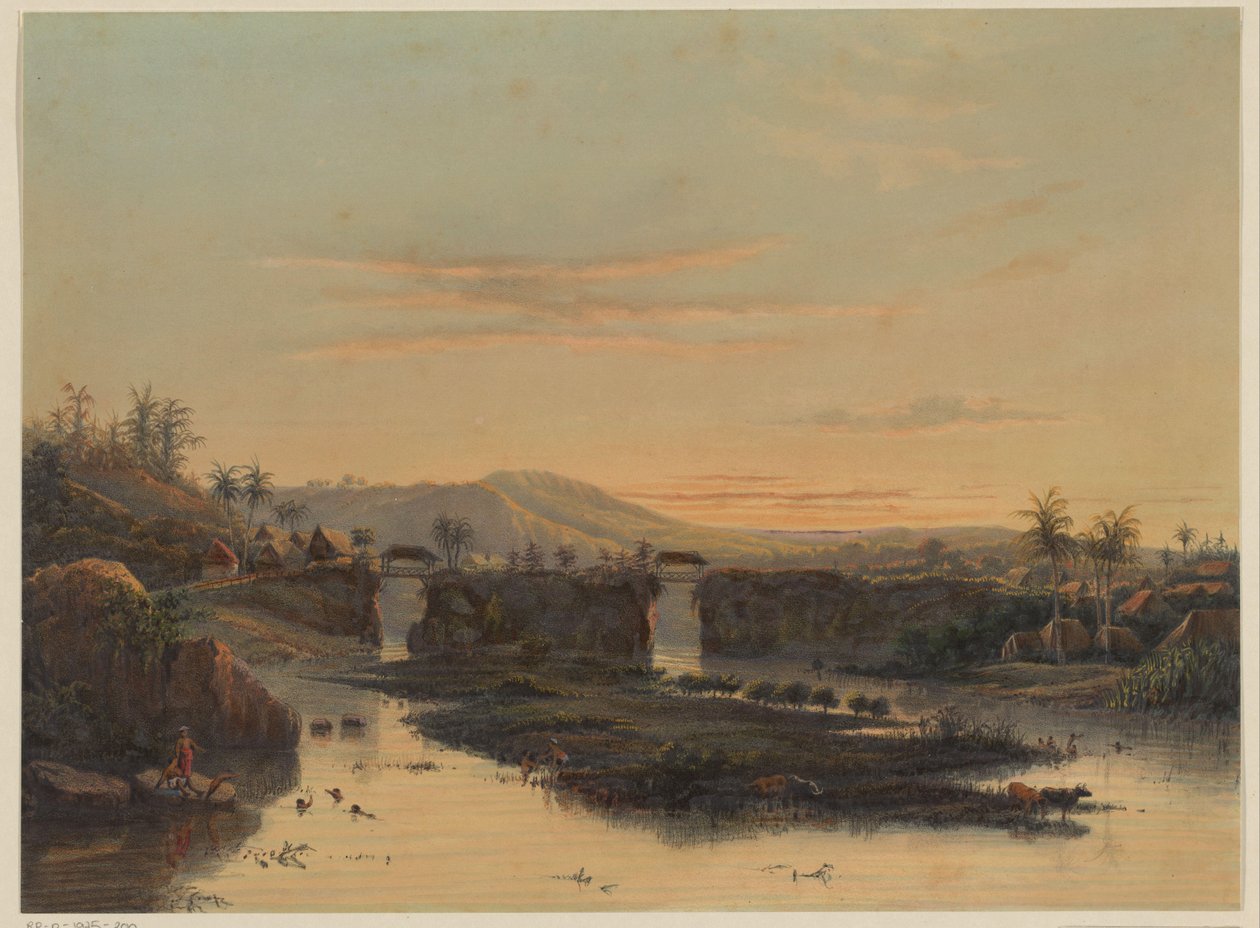 Veduta dei dintorni di Batavia da Johan Conrad Greive