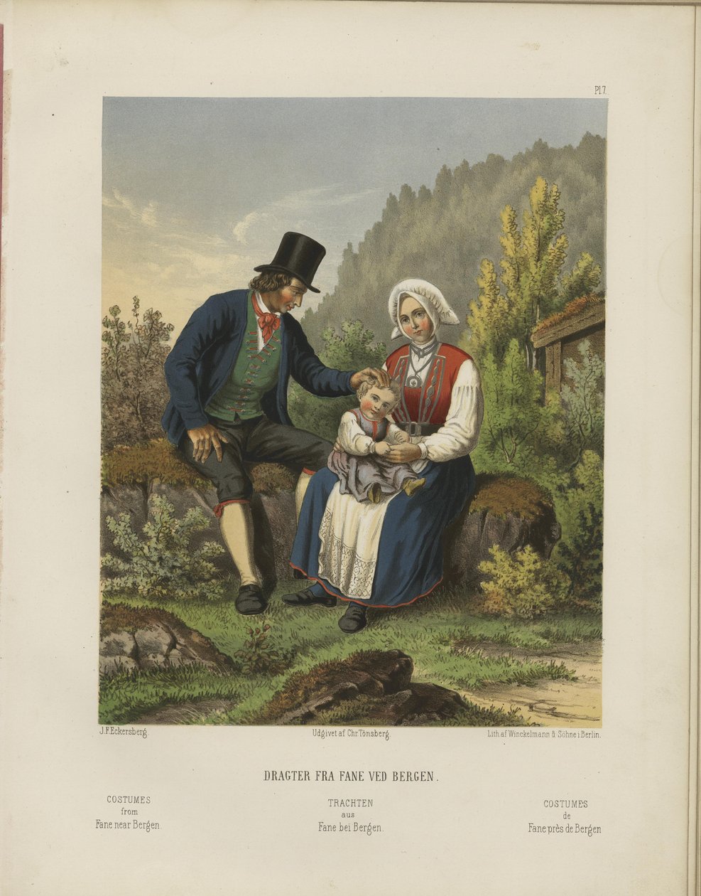 Illustrazione tratta dal libro Udvalgte norske Nationaldragter di autore sconosciuto e pubblicato da Chr. Tønsberg (no, [1861]) da Johan Fredrik Eckersberg