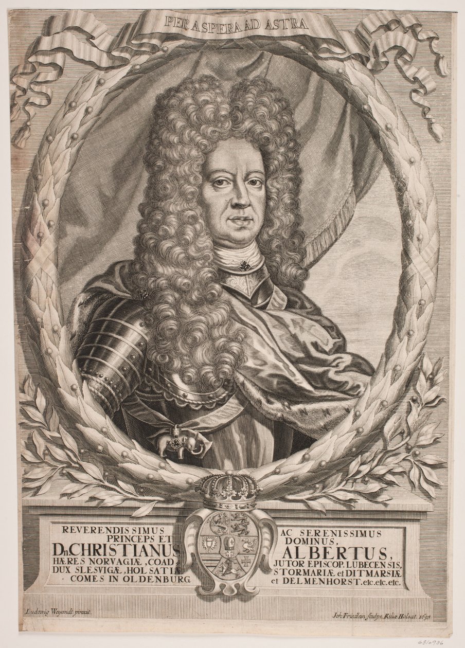 Duca Christian Albrecht di Gottorp da Johan Friedlein