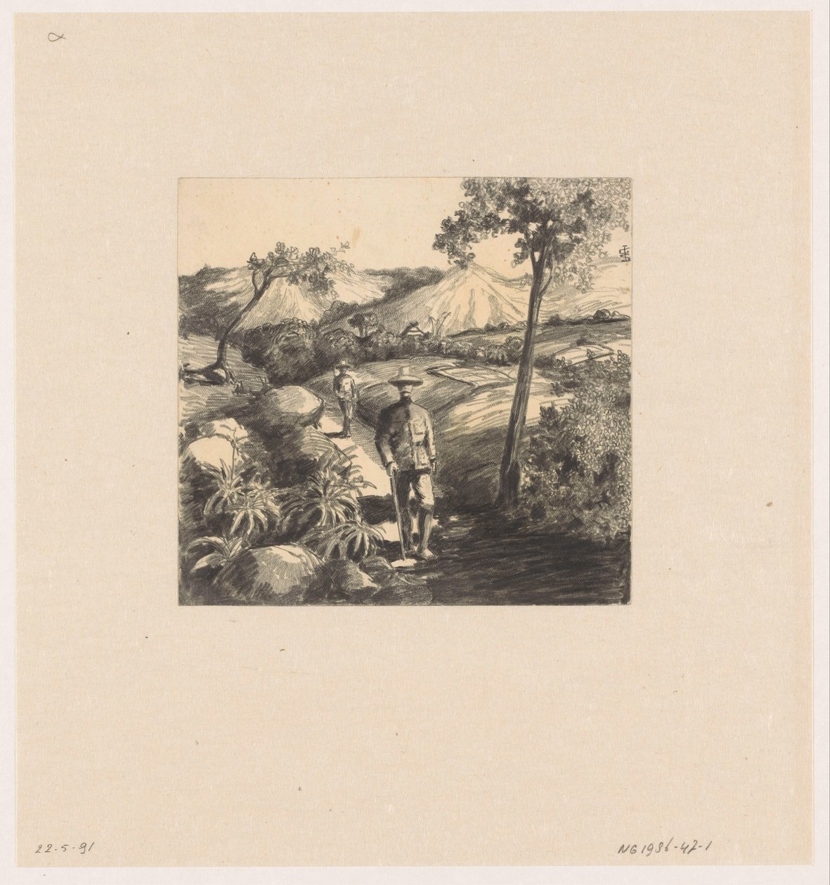 Due soldati da Johan Gerard Sinia