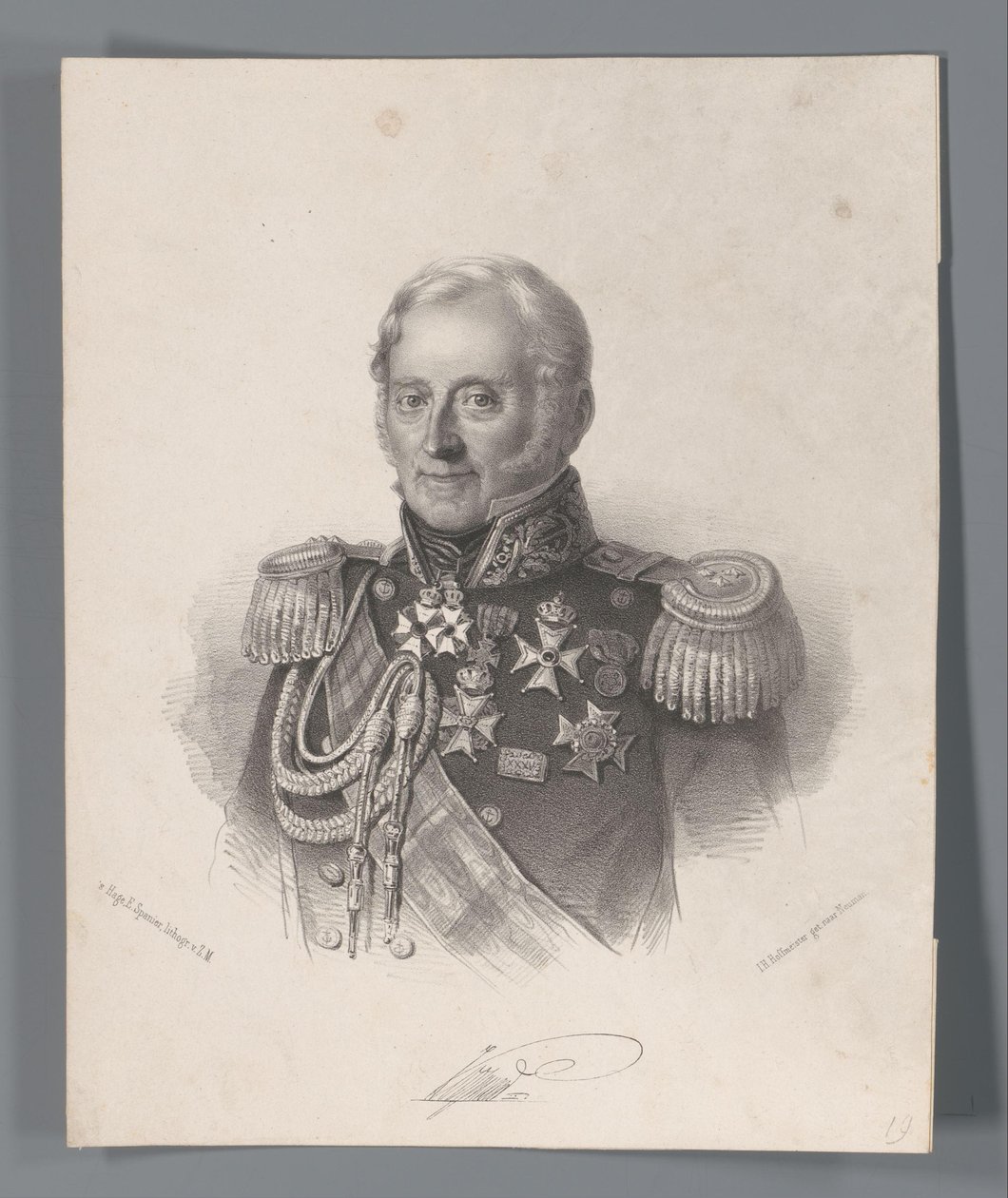 Ritratto di Jan Coenraad Koopman da Johan Hendrik Hoffmeister