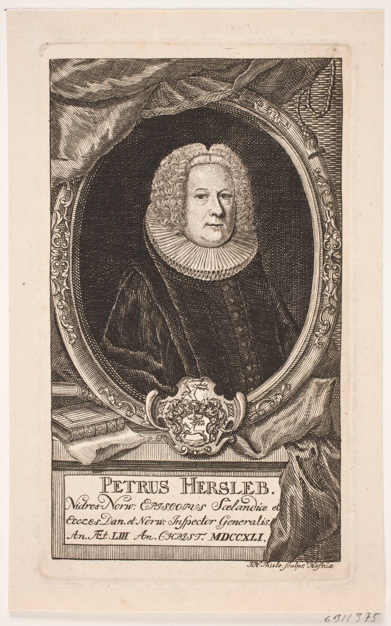 Vescovo Peder Hersleb da Johan Herman Thiele