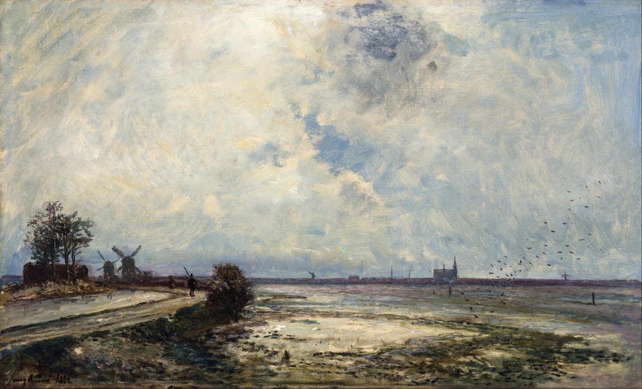Paesaggio olandese da Johan Jongkind