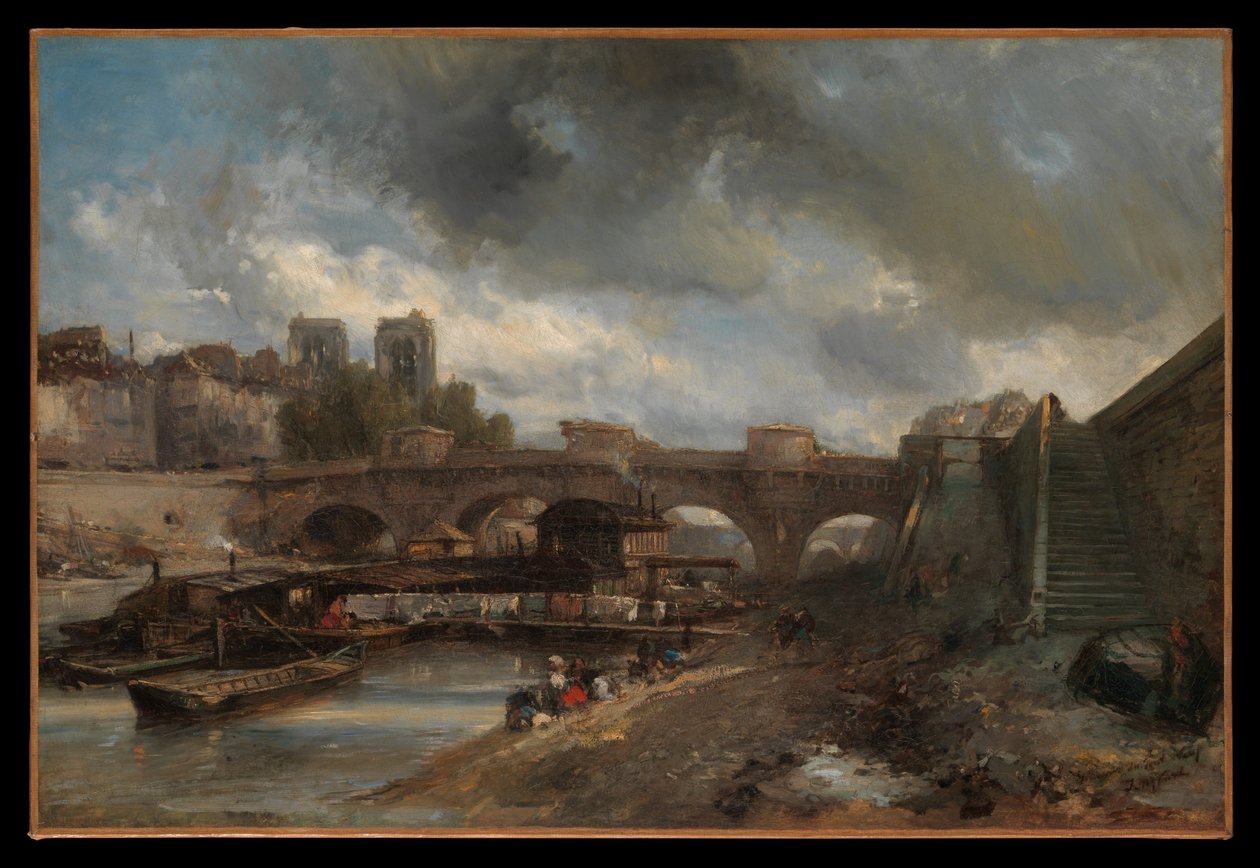 Il Pont Neuf da Johan Jongkind