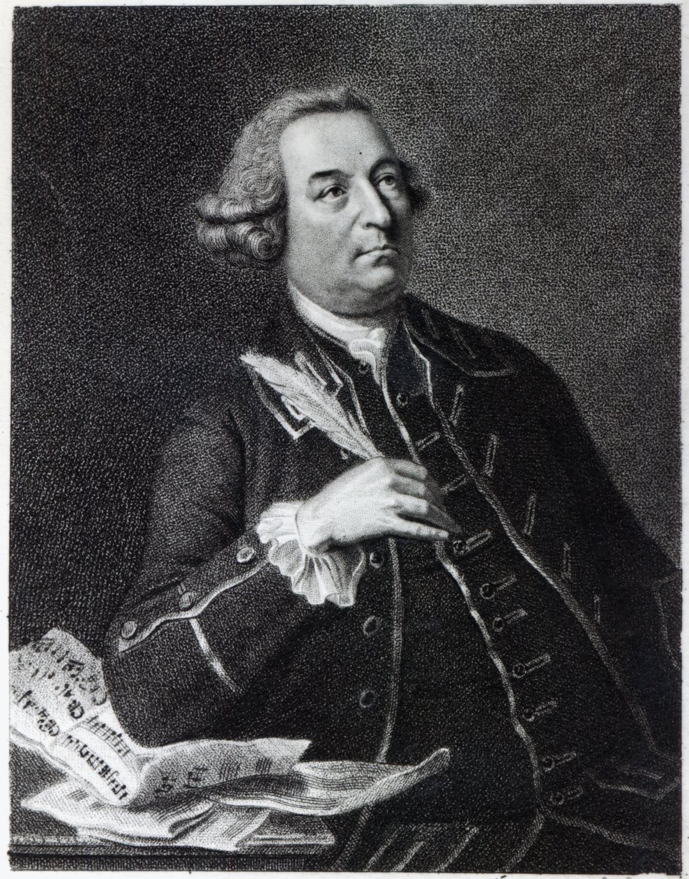 Ritratto di John Christopher Smith (1712-95), musicista e amanuense di Handel da Johan Joseph Zoffany