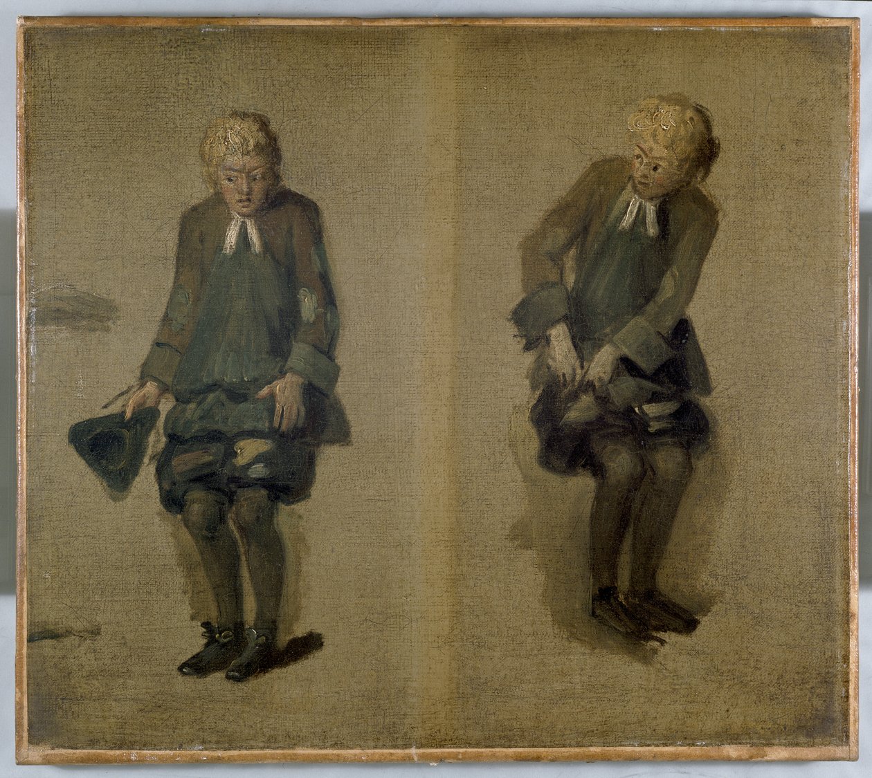 Due schizzi di David Garrick in carattere, XVIII secolo da Johan Joseph Zoffany