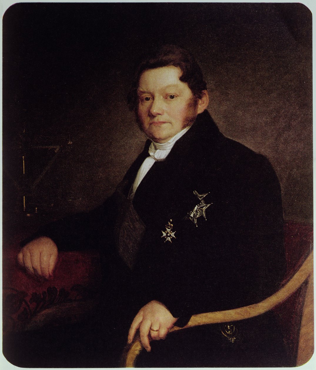 Jons Jakob Berzelius, 1843 da Johan Olaf Sodermark