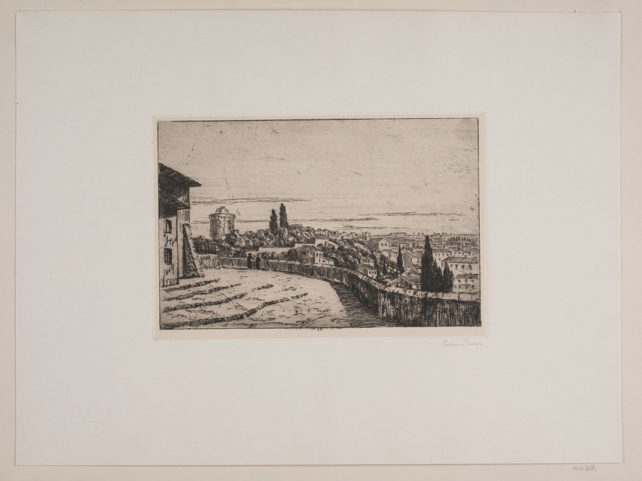 Vista su Roma dal Gianicolo da Johan Rohde