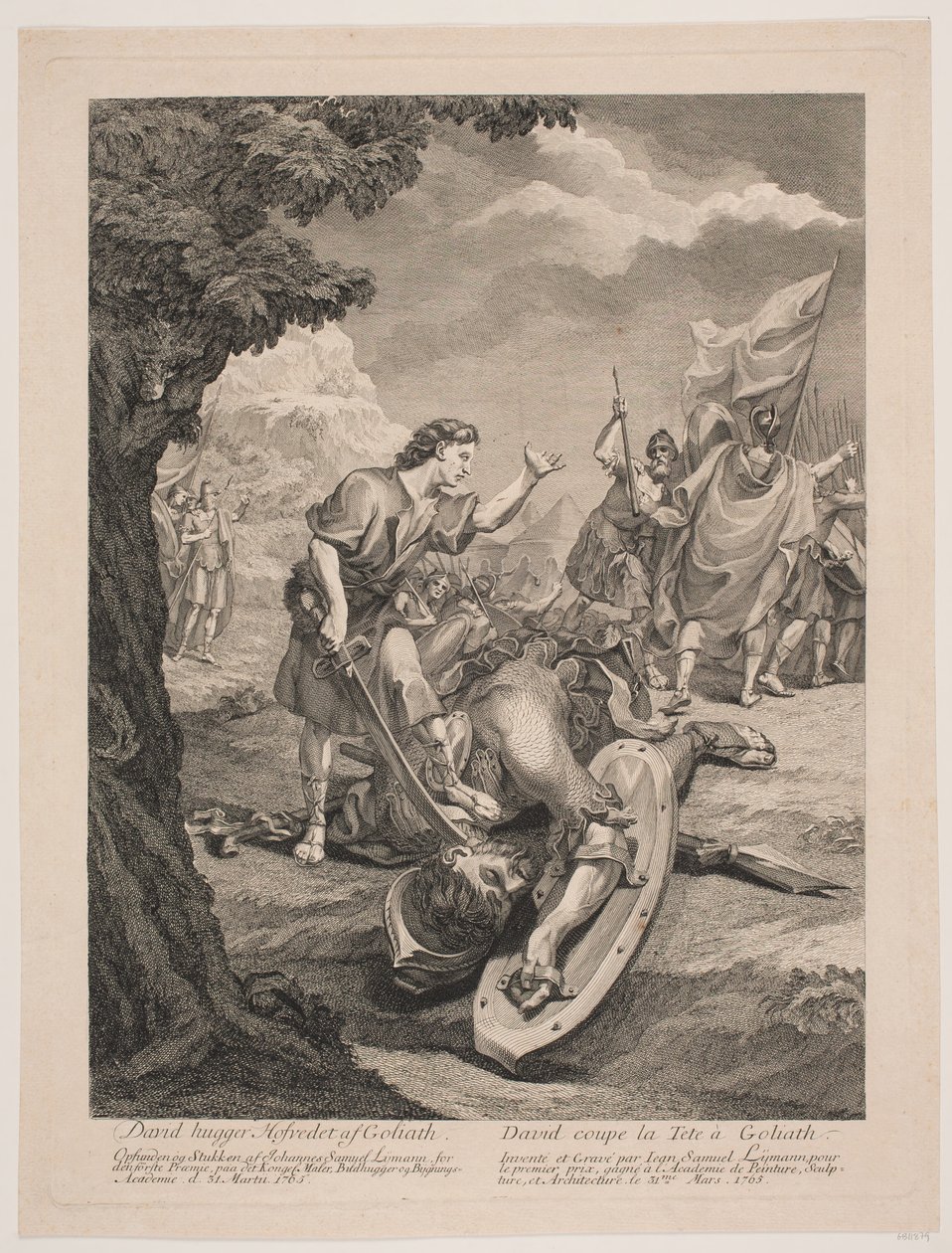 Davide e Golia da Johan Samuel Lymann