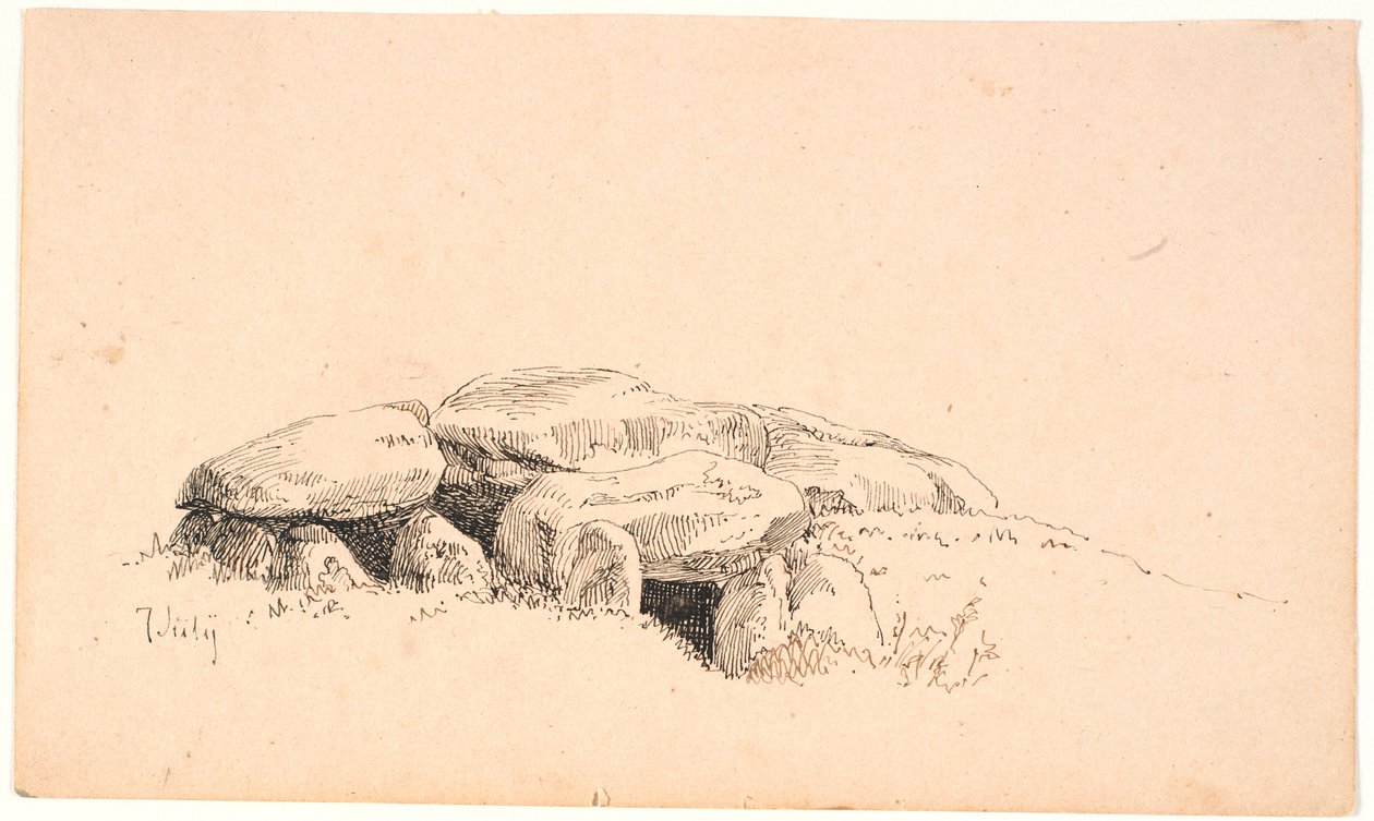 Un dolmen da Johan Thomas Lundbye