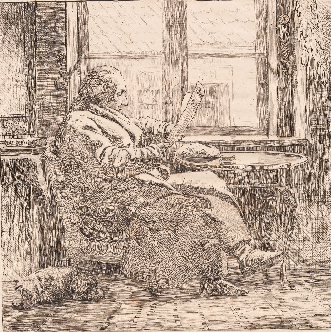 Consigliere di giustizia Emanuel Bonnevie da Johan Thomas Lundbye