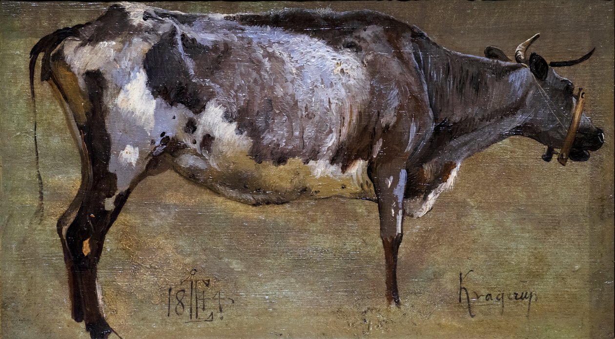 Studio di una mucca da Johan Thomas Lundbye