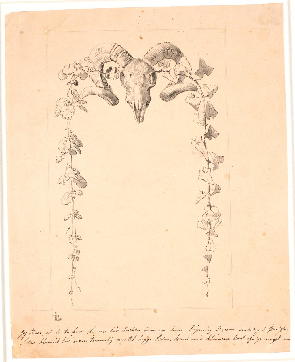 Vignetta del titolo per Kaalunds "Fabler for Børn". Vedi commento dal catalogo degli archi. da Johan Thomas Lundbye