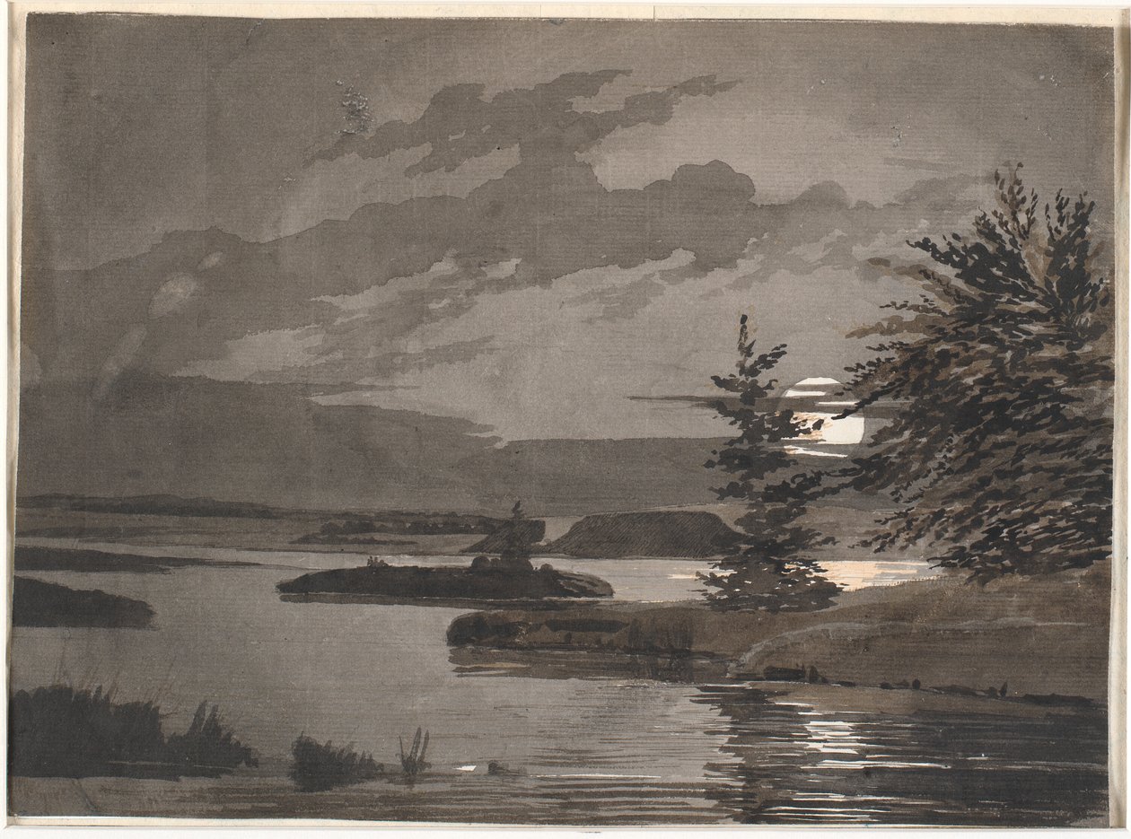 Vista da Auderød verso Sonnerup da Johan Thomas Lundbye