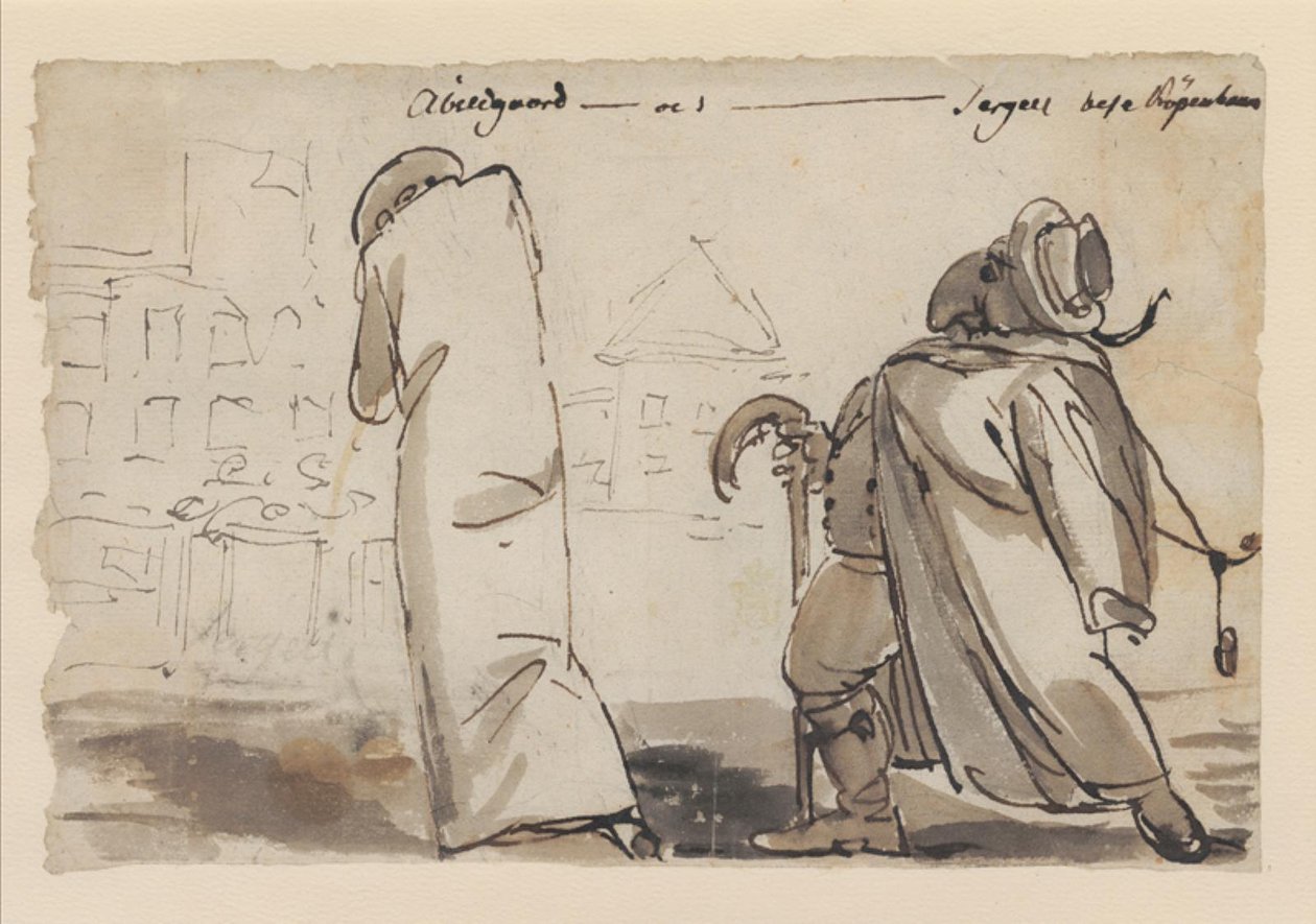 Abildgaard e Sergell visitano Copenaghen da Johan Tobias Sergel