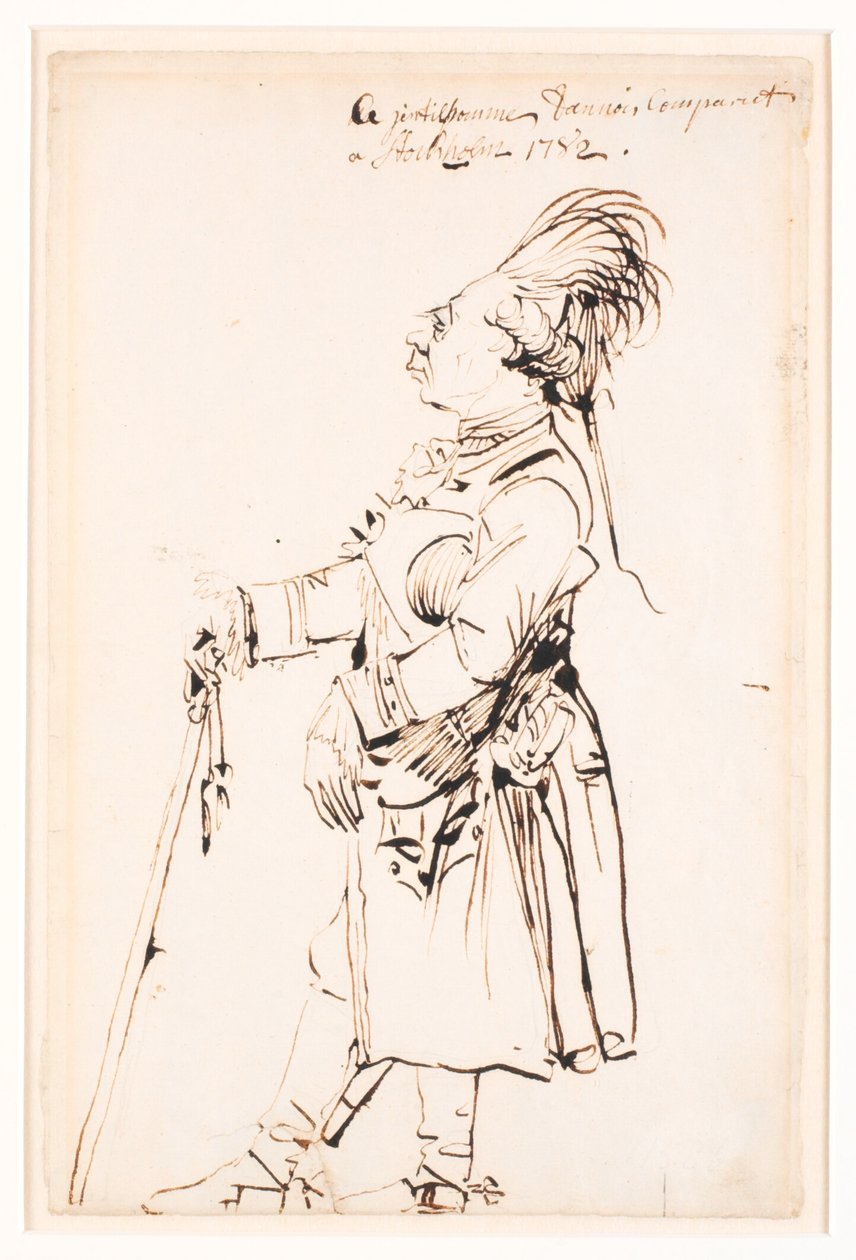 Barone Clemens August von Haxthausen a Stoccolma da Johan Tobias Sergel