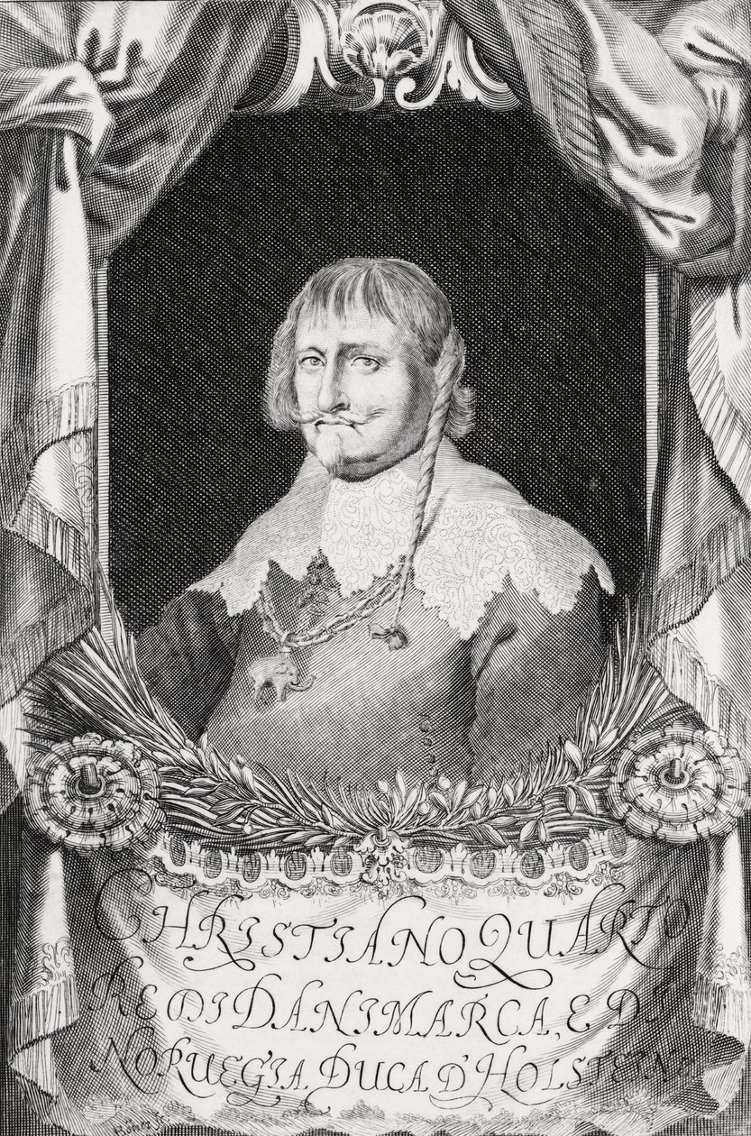 Cristiano IV di Danimarca da Johann Alexander Boener
