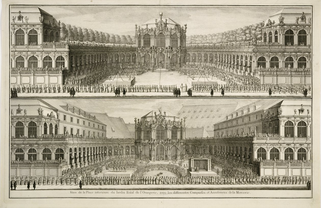 Vista del giardino reale dell