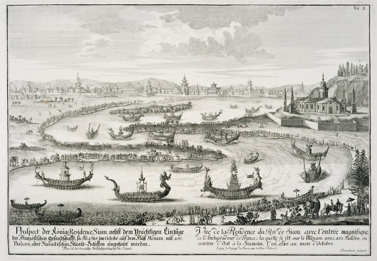 La residenza del re del Siam, da 
