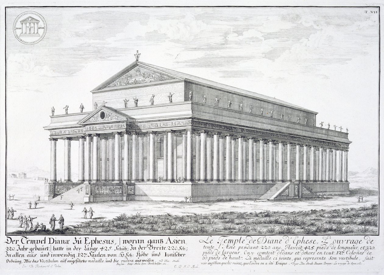 Il Tempio di Diana a Efeso, Turchia, da 