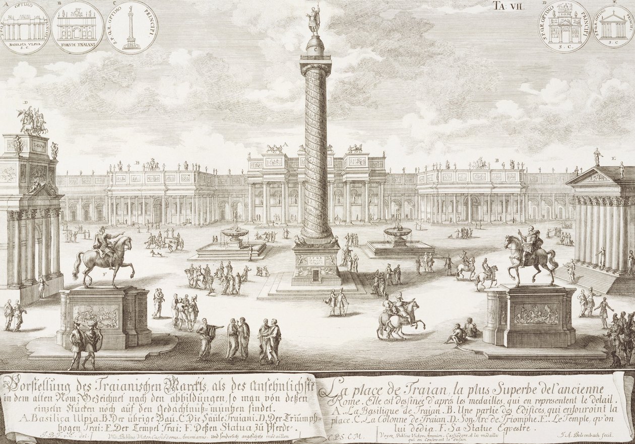 Piazza di Traiano a Roma, da 