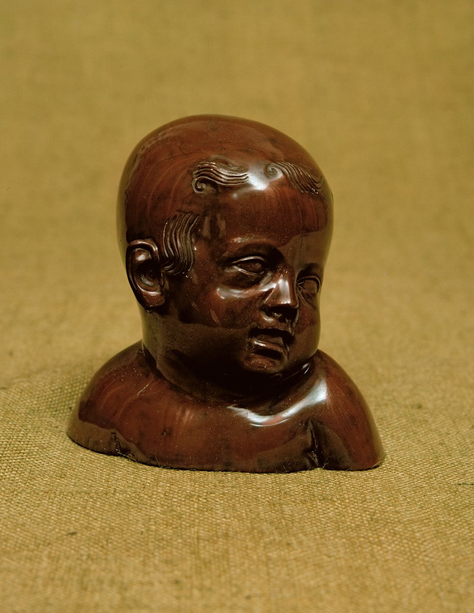 Busto di un bambino in gres di Meissen, c.1715 da Johann Friedrich Bottger