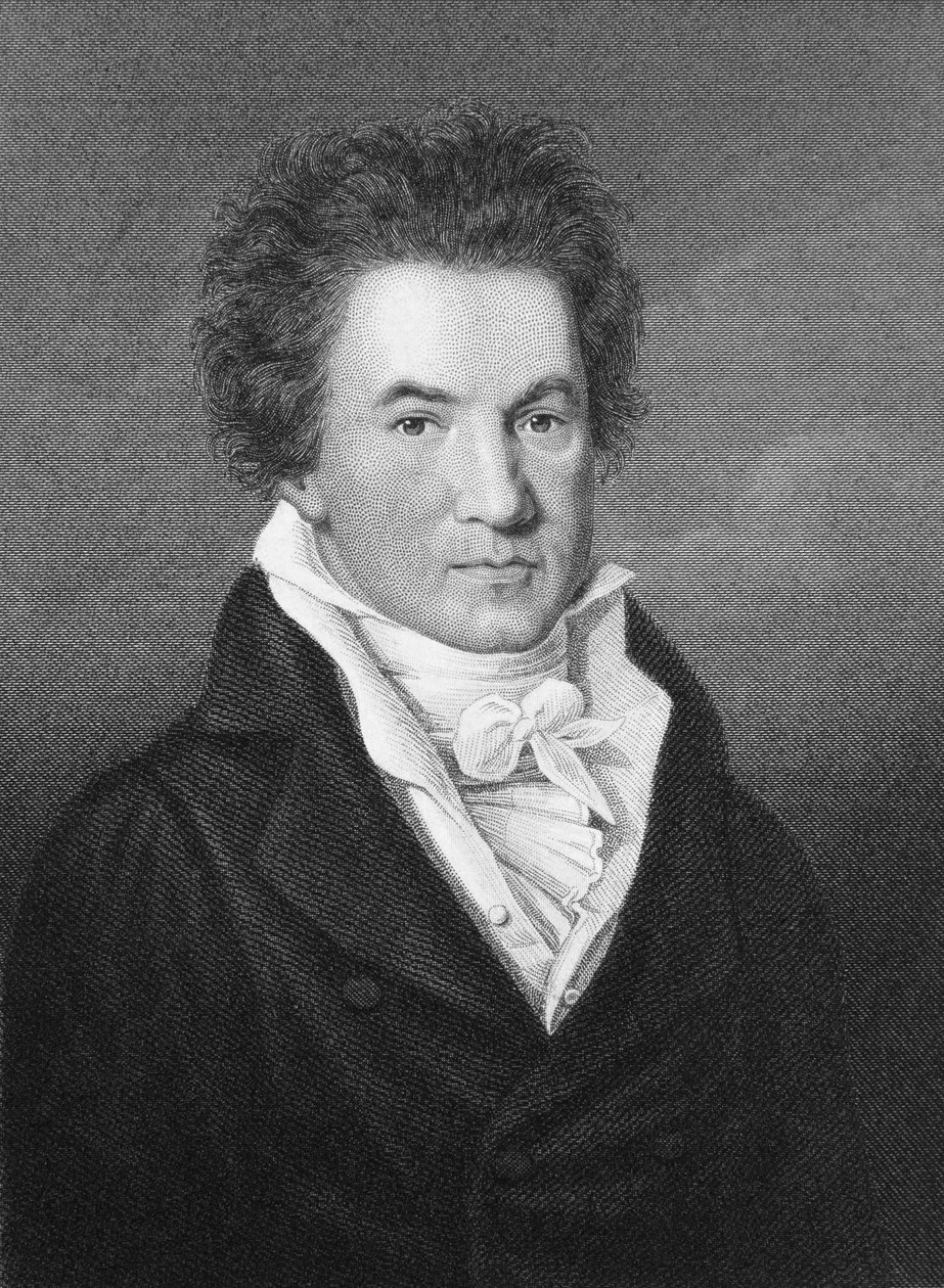 Ritratto di Ludwig van Beethoven (1770-1827) da Johann Gottfried Scheffner