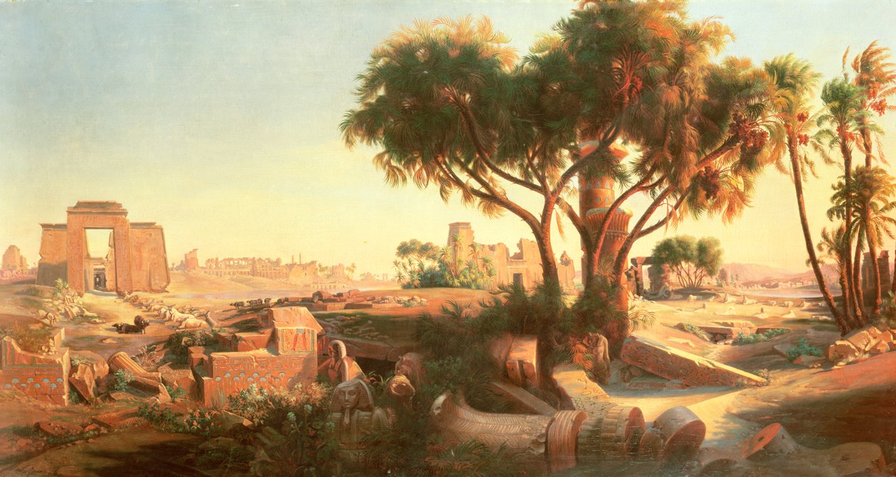 Rovine egiziane da Johann Jakob Frey
