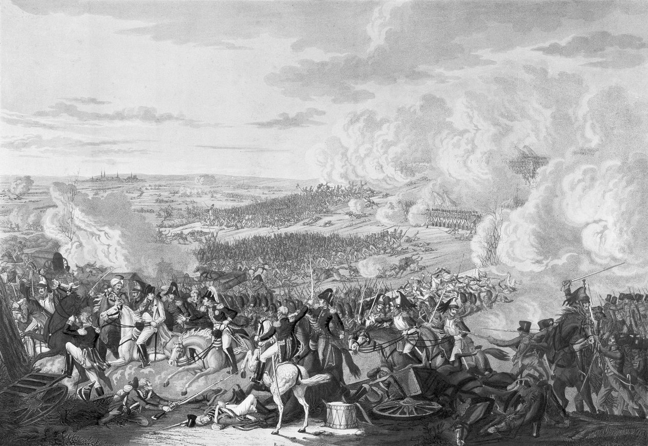 La fuga di Napoleone nella battaglia di Waterloo, 18 giugno 1815 da Johann Moritz Rugendas