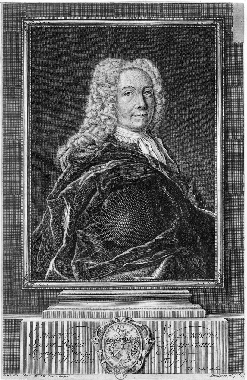 Emanuel Swedenborg (1688-1772) da Martin Bernigeroth