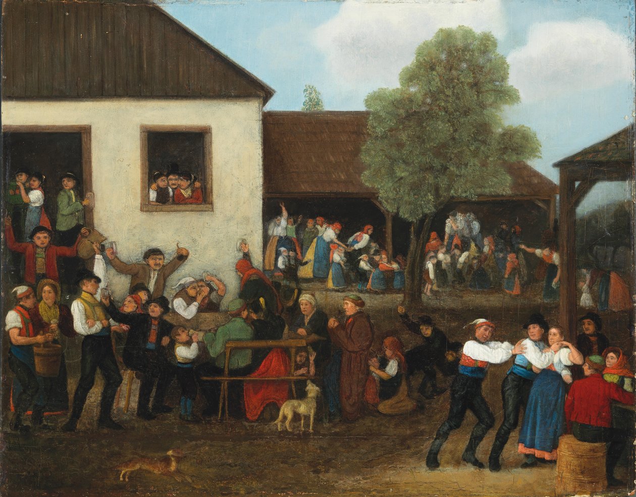 Fiera del patronato in campagna da Johann Michael Neder